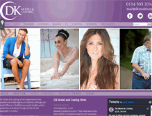 Tablet Screenshot of dkmodels.net